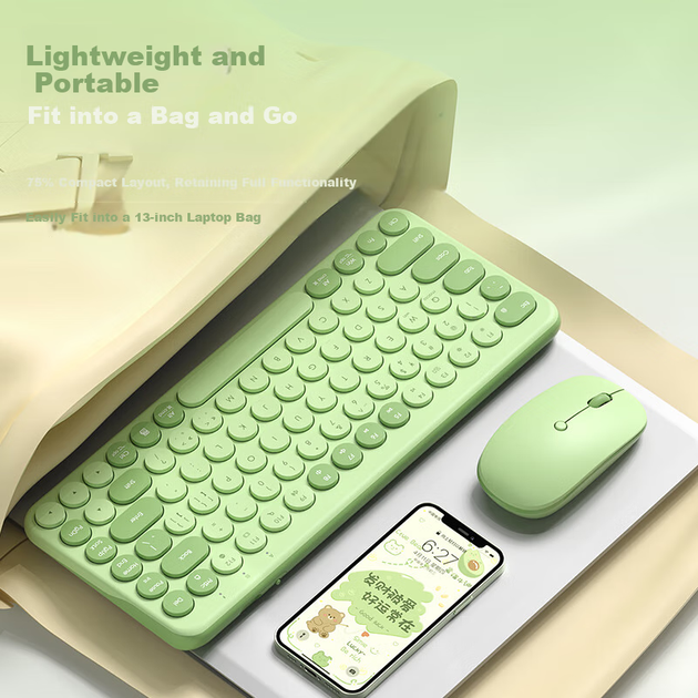 Комплект беспроводной BOW MK397L Wireless Green - изображение 7