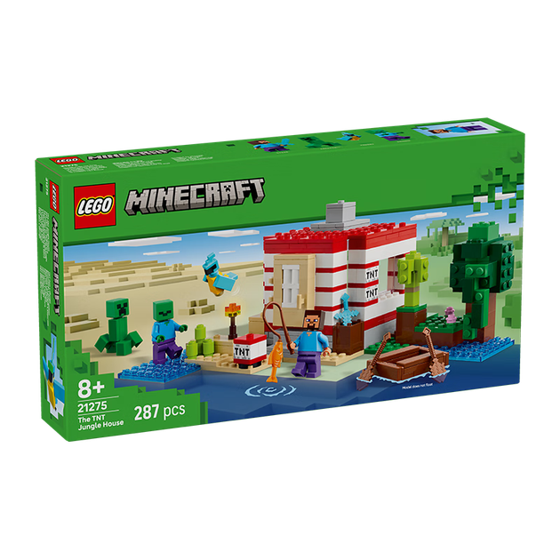 Конструктор LEGO Minecraft 21275 «Дім з джунглів з динамітом», іграшка для хлопчиків і дівчаток, подарунок на День захисту дітей. - зображення 4