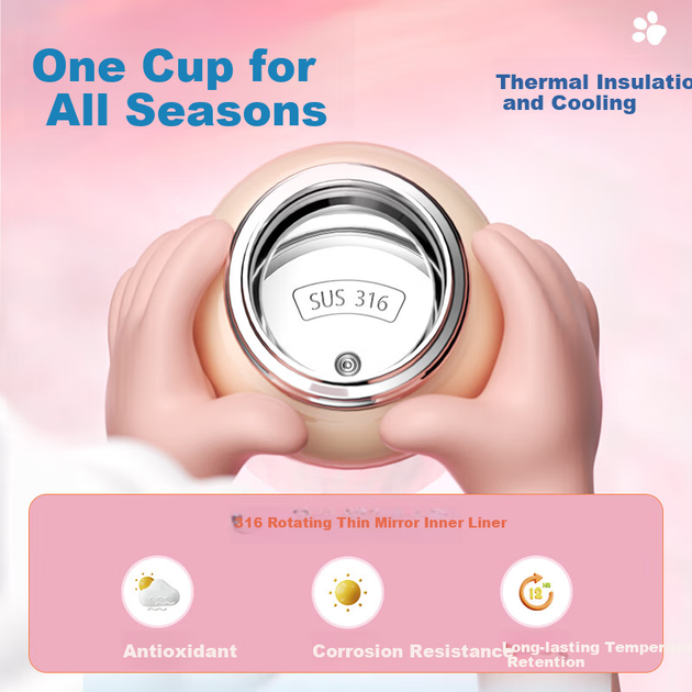 Термочашка детская CMSH Paw Patrol двойная герметичная 316 подарочная - Фото 6 Термочашка детская CMSH Paw Patrol двойная герметичная 316 подарочная - изображение 6