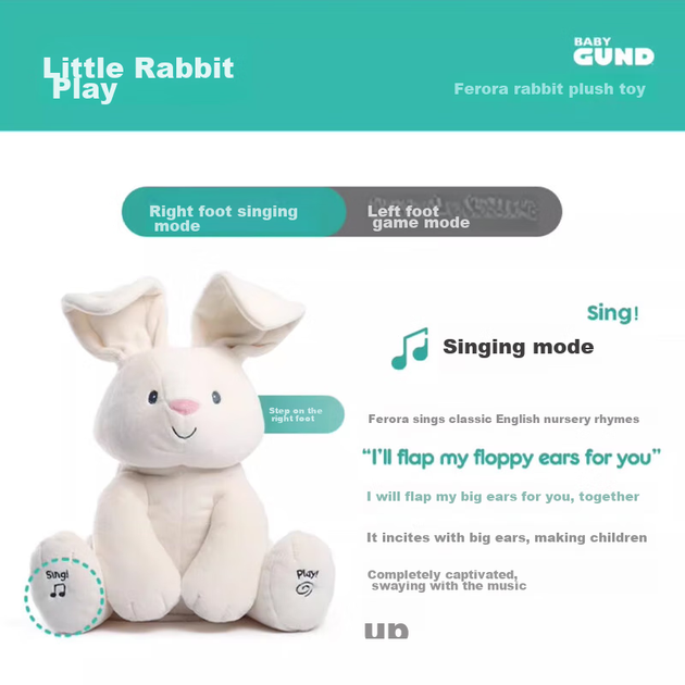 Игрушка мягкая Gund Rabbit кролик плюшевый - изображение 4