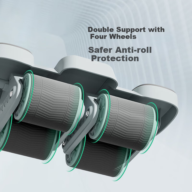 Тренажер Keep Four-Wheel Ab Wheel колесо для пресса, серый - изображение 5