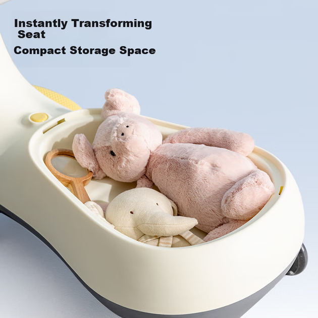 Детский самокат Beiboshi Baby Box Twist Car для детей от 1 до 3 лет, с защитой от опрокидывания, звуковыми и световыми эффектами, с местом для хранения. - Фото 6 Детский самокат Beiboshi Baby Box Twist Car для детей от 1 до 3 лет, с защитой от опрокидывания, звуковыми и световыми эффектами, с местом для хранения. - изображение 6