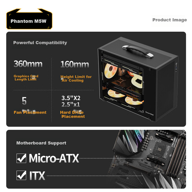 Корпус Great Wall Meiyin M5 Black - изображение 6