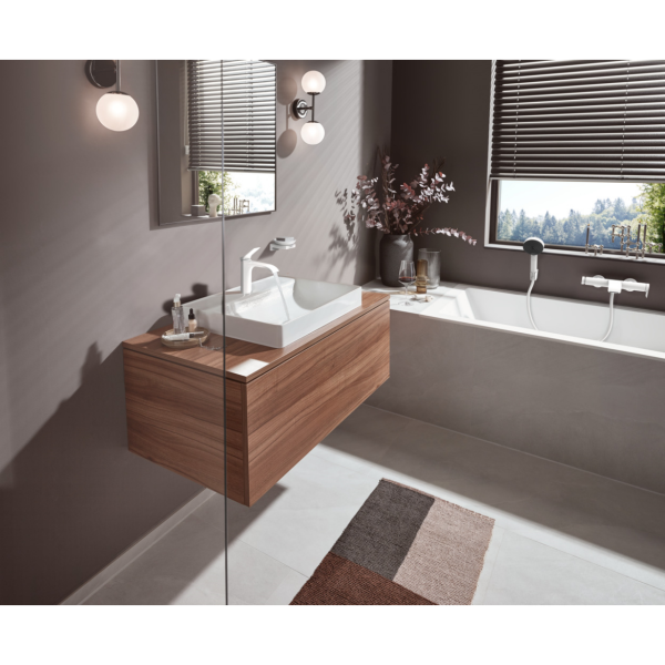 Змішувач для ванни HANSGROHE VIVENIS 75420700, білий/матовий, настінний - изображение 4