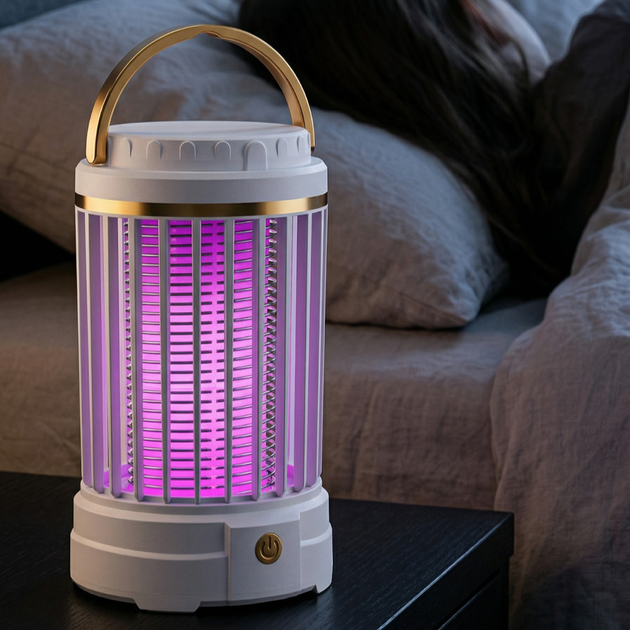 Лампа отпугиватель RIAS Camping Mosquito Lamp USB 5W White (3_08256) - Фото 6 Лампа отпугиватель RIAS Camping Mosquito Lamp USB 5W White (3_08256) - изображение 6