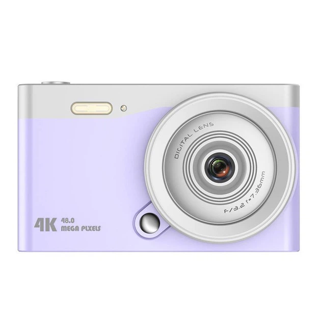 Цифровая фотокамера Q10 LCD 2.7K, Digital Zoom 16x, 48Mp, 4GB to 128GB TF Сиреневый 58101-4 - Фото 1 Цифровая фотокамера Q10 LCD 2.7K, Digital Zoom 16x, 48Mp, 4GB to 128GB TF Сиреневый 58101-4 - изображение 1