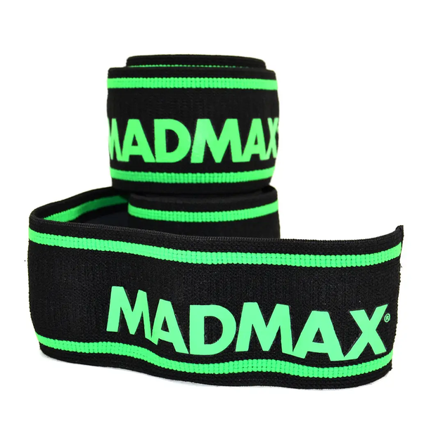 Бинти на коліна MadMax MFA-299 2 м, чорно-зелені - Фото 7 Бинти на коліна MadMax MFA-299 2 м, чорно-зелені - изображение 7