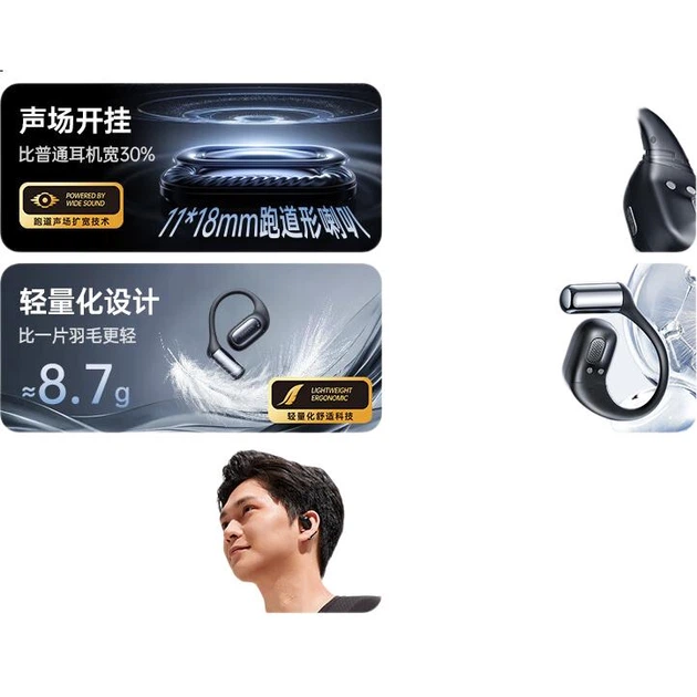 Навушники UGREEN HiTune S7 Bluetooth Black (WS213) - Фото 2 Навушники UGREEN HiTune S7 Bluetooth Black (WS213) - зображення 2