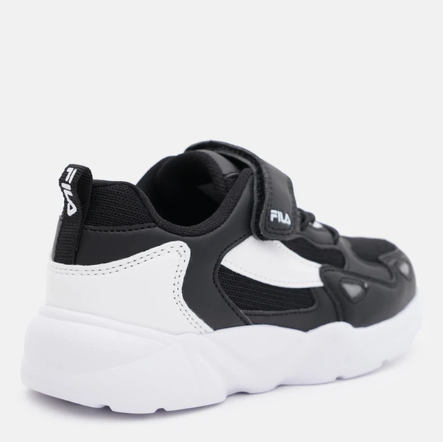 кросівки для хлопчика Fila Ventosa Velcro FFK0121 32, чорний/білий - изображение 4