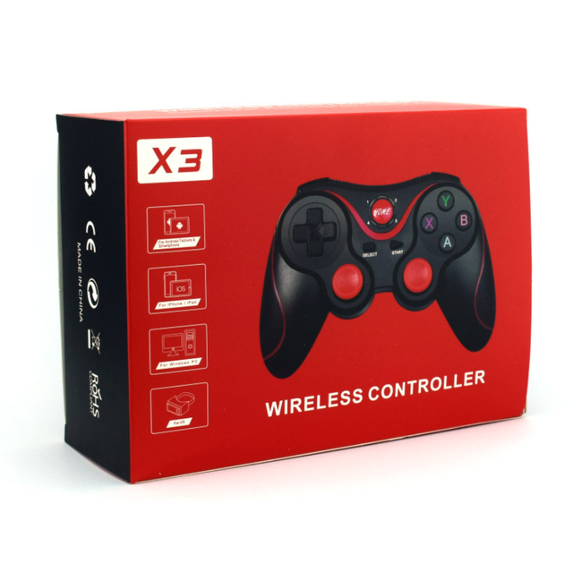 Бездротовий ігровий контролер Gen Game X3 Bluetooth 3.0 для смартфона з підтримкою VR-окулярів та Android TV - Фото 10 Бездротовий ігровий контролер Gen Game X3 Bluetooth 3.0 для смартфона з підтримкою VR-окулярів та Android TV - зображення 10