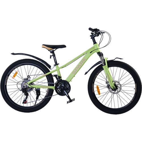 Велосипед SPARK AIRCORE (колеса – 24", алюминиевая рама – 11") салатовый - Фото 1 Велосипед SPARK AIRCORE (колеса – 24", алюминиевая рама – 11") салатовый - изображение 1