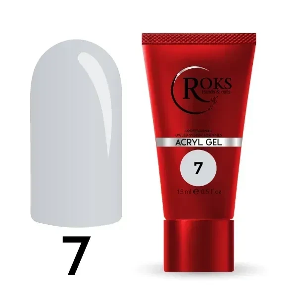 Акрил гель для нігтів ROKS Acryl Gel №07 15 мл - зображення 3