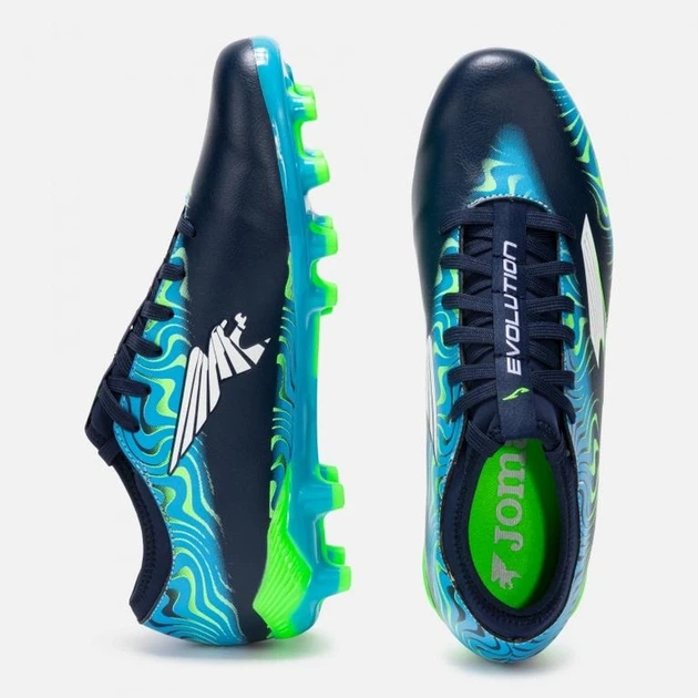 Бутси Joma EVOLUTION т.синьо-бірюзові EVOS2503FG розмір 43.5 - Фото 1 Бутси Joma EVOLUTION т.синьо-бірюзові EVOS2503FG розмір 43.5 - зображення 1