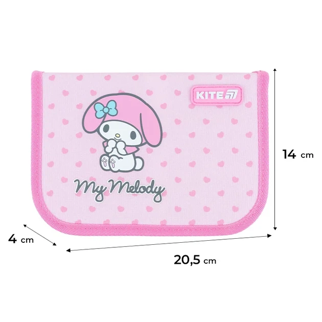 Пенал без наповнення Kite Hello Kitty HK26-621-3, 1 відділення, 1 відворот - зображення 3