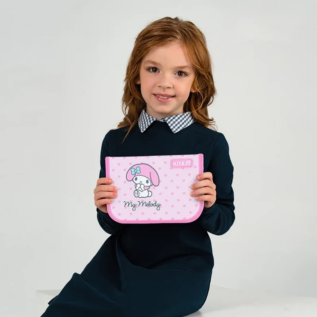 Пенал без наповнення Kite Hello Kitty HK26-621-3, 1 відділення, 1 відворот - зображення 7