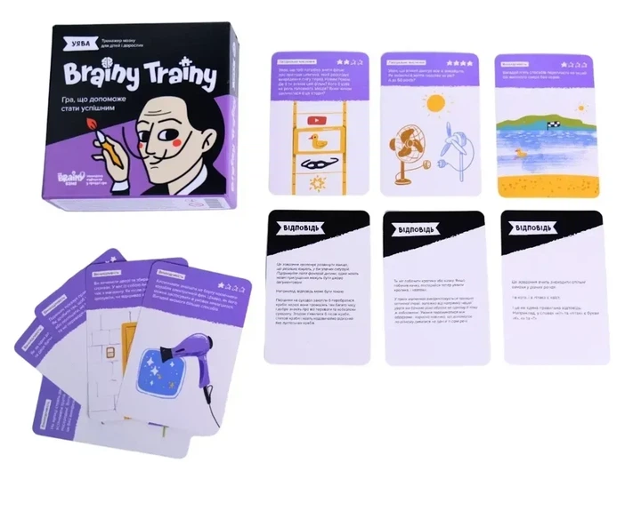 Настільна гра Brainy Trainy Уява - Фото 5 Настільна гра Brainy Trainy Уява - зображення 5