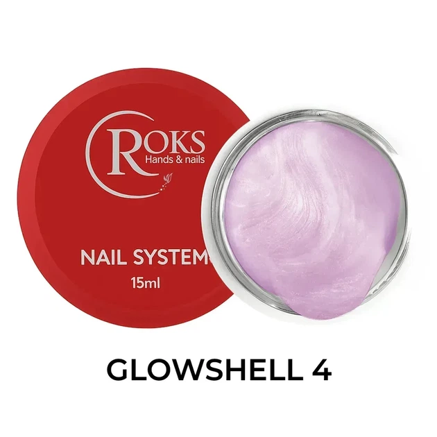 Гель для нарощування №04 ROKS Glowshell 15 мл - Фото 2 Гель для нарощування №04 ROKS Glowshell 15 мл - изображение 2