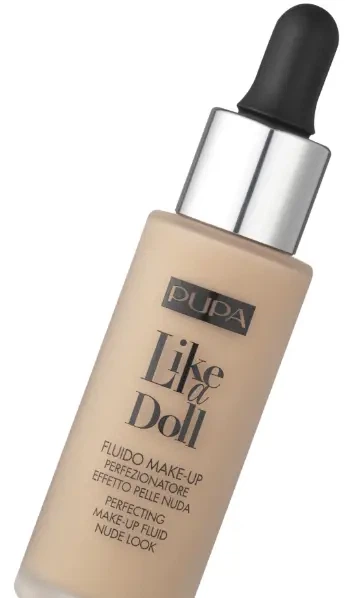 Жидкая тональная основа Pupa Like a Doll Perfecting Make-up Fluid Nude 020 Light Beige 30 мл - Фото 1 Жидкая тональная основа Pupa Like a Doll Perfecting Make-up Fluid Nude 020 Light Beige 30 мл - изображение 1
