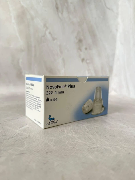 Иглы для инсулиновых шприц-ручек 4 мм - NovoFine Plus 32G ( новофейн плюс ) 100 шт - изображение 5