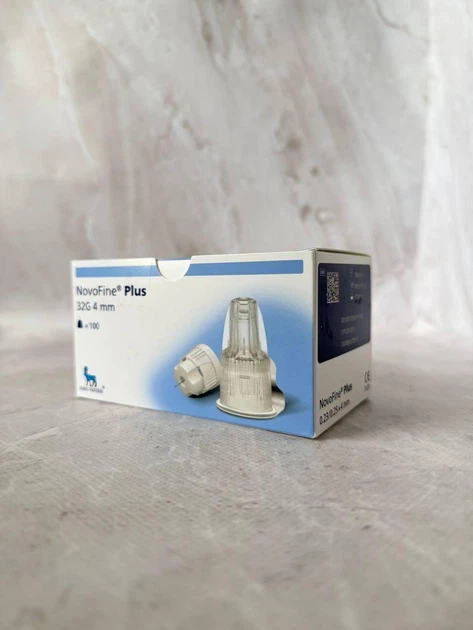 Иглы для инсулиновых шприц-ручек 4 мм - NovoFine Plus 32G ( новофейн плюс ) 100 шт - изображение 7