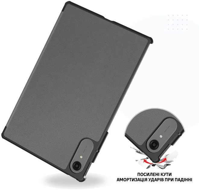 Чехол для планшета BeCover Smart Case для Lenovo Idea Tab Pro (2nd Gen) TB390FU 13" Gray (BC_715804) - изображение 5