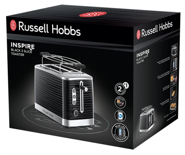 Тостер Russell Hobbs 24371-56 Inspire Black (23681036002) - изображение 5
