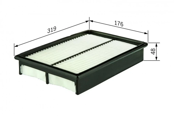 Повітряний фільтр BOSCH 1 987 429 188 Ford Escape; Mazda 626, 6 RF4F13Z409A, RF2A13Z409A, RF2A13Z40A - изображение 5