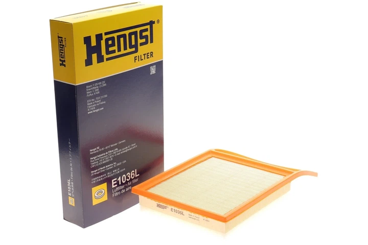 Повітряний фільтр HENGST FILTER E1036L Citroen C4, Berlingo, DS5, DS3, C3, DS4, C5, Jumpy; Peugeot Partner, Expert, 2008, 207, 308, 208; Fiat Scudo SU001A0347, 1611891580, 1420V1 - зображення 3
