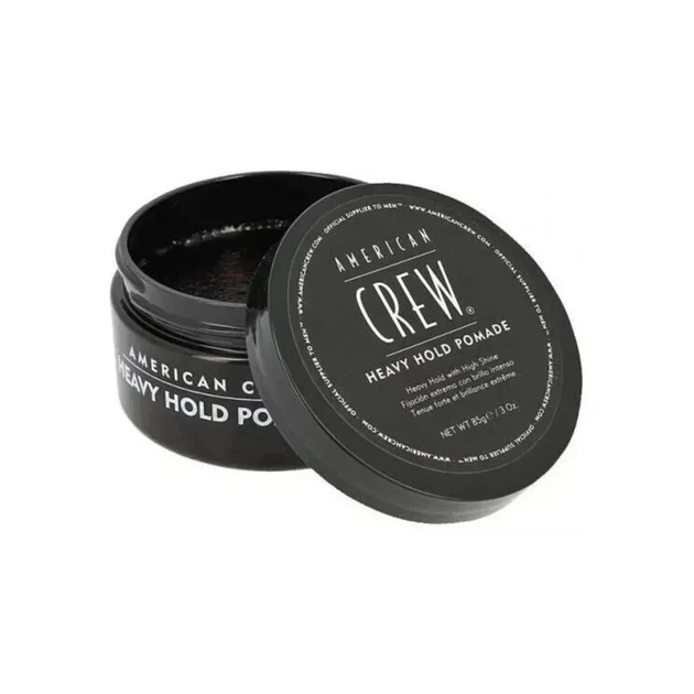 Помада для волосся American Crew Heavy Hold Pomade 85 г екстрасильна фіксація, високий блиск і контроль чоловічої зачіски - зображення 6