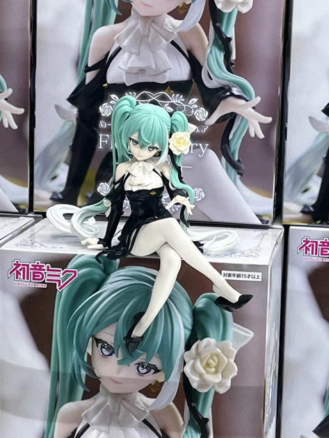 Аниме фигурка FuRyu Хацуне Мику Hatsune Miku Flower Fairy White Rose Ver Noodle Stopper Figure Vocaloid 14 см - Фото 4 Аниме фигурка FuRyu Хацуне Мику Hatsune Miku Flower Fairy White Rose Ver Noodle Stopper Figure Vocaloid 14 см - изображение 4