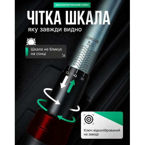 Динамометричний ключ Alloid 1/2"DR 40-210HM - изображение 4