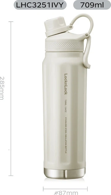 Термокухоль LOCK&LOCK LHC3251IVY ізольована 709 мл White - зображення 3