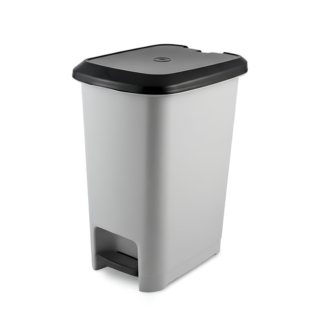 Відро для сміття з педаллю пластиковий з кришкою, 10 л, Сірий (109-GRAY) - Фото 9 Відро для сміття з педаллю пластиковий з кришкою, 10 л, Сірий (109-GRAY) - зображення 9