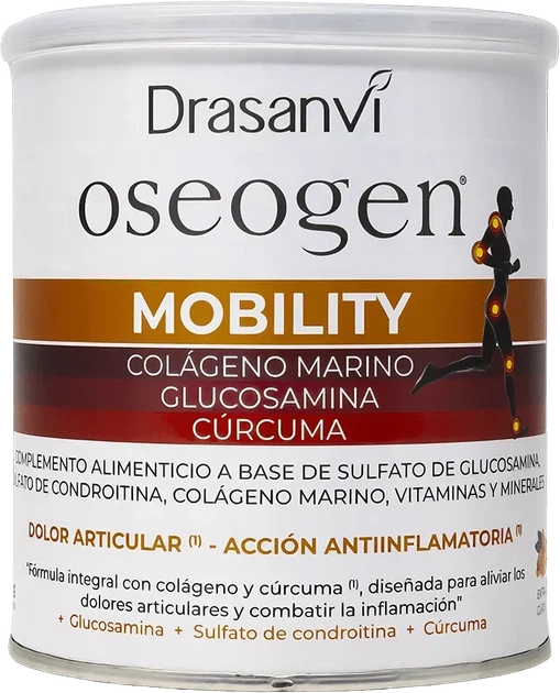 Chondroprotektor dla stawów Drasanvi Oseogen Mobility proszek 300 g Smak Pomarańczowy (8436044517266) - Zdjęcie 1 Chondroprotektor dla stawów Drasanvi Oseogen Mobility proszek 300 g Smak Pomarańczowy (8436044517266) - obraz 1