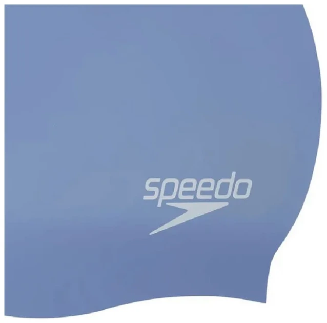 Шапка для плавания Speedo силикон одинаковый синий - изображение 3
