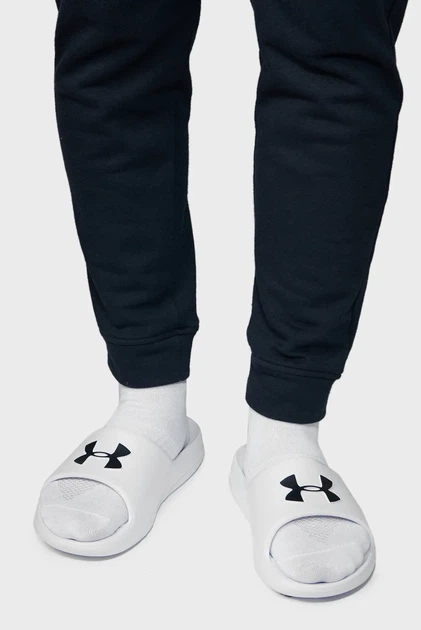 Шлепанцы Under Armour полиэстер 41 белый унисекс - Фото 6 Шлепанцы Under Armour полиэстер 41 белый унисекс - изображение 6