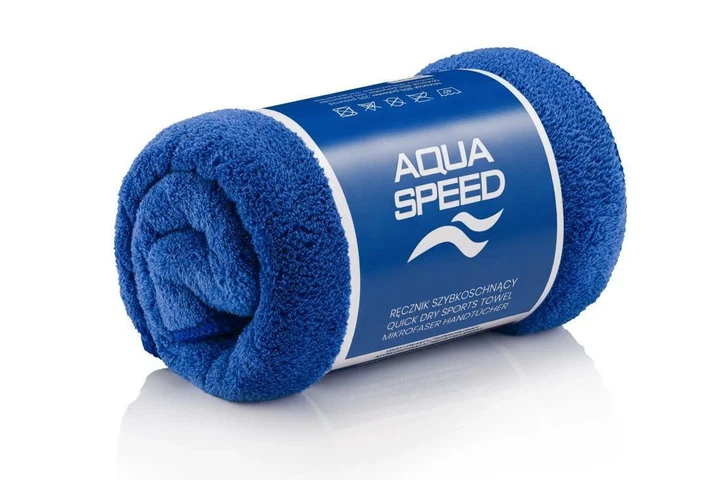 Рушник Aqua Speed мікрофібра 50x100 см синій унісекс - Фото 2 Рушник Aqua Speed мікрофібра 50x100 см синій унісекс - зображення 2
