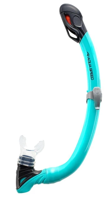 Набір маска трубка AQUA SPEED силікон OSFM бірюзовий - Фото 5 Набір маска трубка AQUA SPEED силікон OSFM бірюзовий - зображення 5