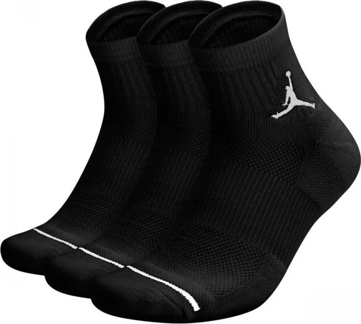 Шкарпетки NIKE полiестер 34-38 чорний 3 пари - зображення 5