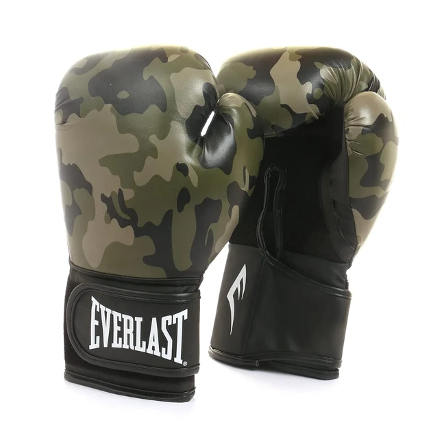 Боксерские перчатки Everlast синтетическая кожа 16 унций черный коричневый - Фото 1 Боксерские перчатки Everlast синтетическая кожа 16 унций черный коричневый - изображение 1