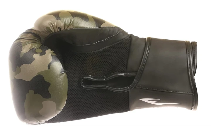 Боксерские перчатки Everlast синтетическая кожа 16 унций черный коричневый - Фото 4 Боксерские перчатки Everlast синтетическая кожа 16 унций черный коричневый - изображение 4