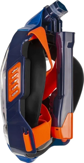 Повнолицьова маска AQUA SPEED силікон S/M синій червоний - зображення 3
