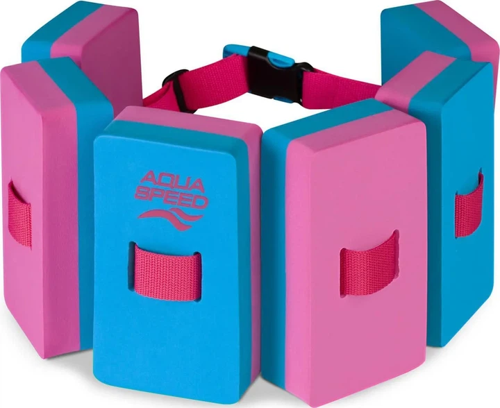 Пояс для плавания Aqua Speed EVA 30-60 кг Розовый Синий - Фото 1 Пояс для плавания Aqua Speed EVA 30-60 кг Розовый Синий - изображение 1