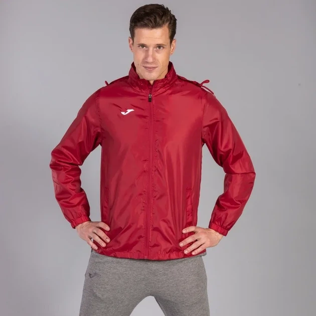 Вітровка Joma 100% поліестер 2XL червоний чоловічий - Фото 3 Вітровка Joma 100% поліестер 2XL червоний чоловічий - зображення 3