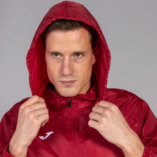 Вітровка Joma 100% поліестер 2XL червоний чоловічий - Фото 9 Вітровка Joma 100% поліестер 2XL червоний чоловічий - зображення 9