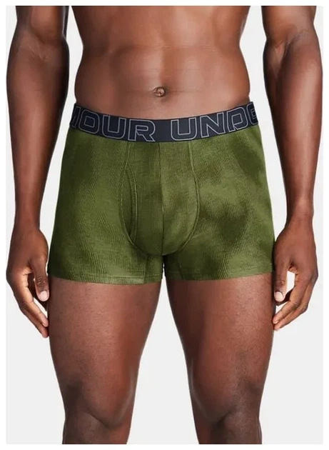 Трусы Under Armour хлопок M зеленый серый черный 3 шт - Фото 2 Трусы Under Armour хлопок M зеленый серый черный 3 шт - изображение 2