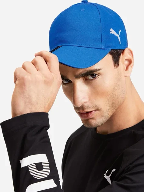 Кепка Puma 100% бавовна OSFA синя унісекс спортивний стиль - зображення 2