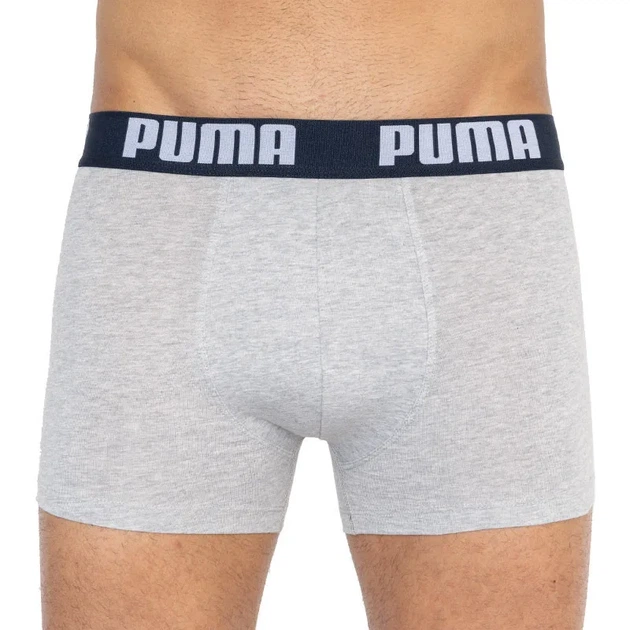 Труси-боксери Puma бавовна L синій сірий 2 пари - зображення 2