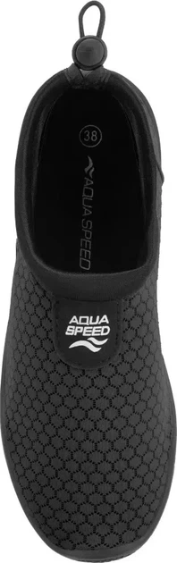 Аквашузи AQUA SPEED TPR гума 39 чорний - зображення 6