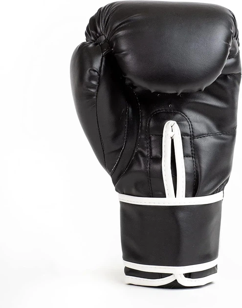 Боксерские перчатки Everlast синтетическая кожа S/M черный унисекс - изображение 3
